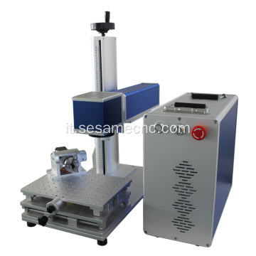 macchina per marcatura laser in fibra per metalli non metalliferi